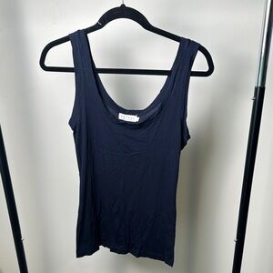 Velvet by Graham & Spencer Navy Blue Tank Top Size Medium